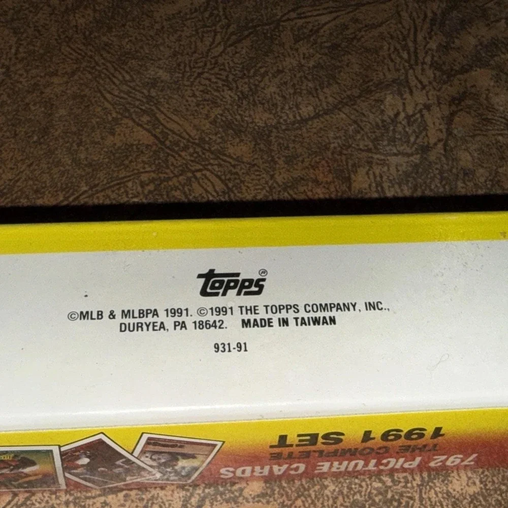 1991 Topps Micro Baseball Complete Set 792 Cards Factory Sealed MLB Vintage